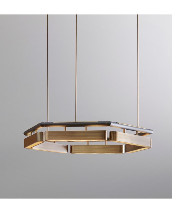 Bert Frank Colt Hexagon Pendant Lamp